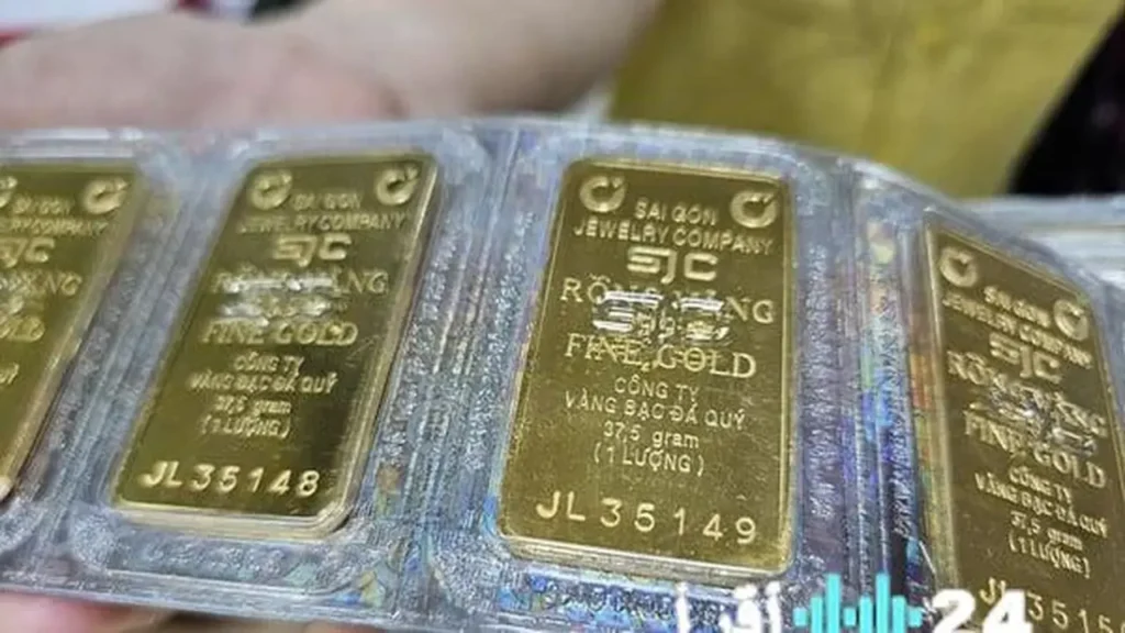 استمرار صعود أسعار سبائك وخواتم الذهب لدى شركة SJC صباح السابع من مارس